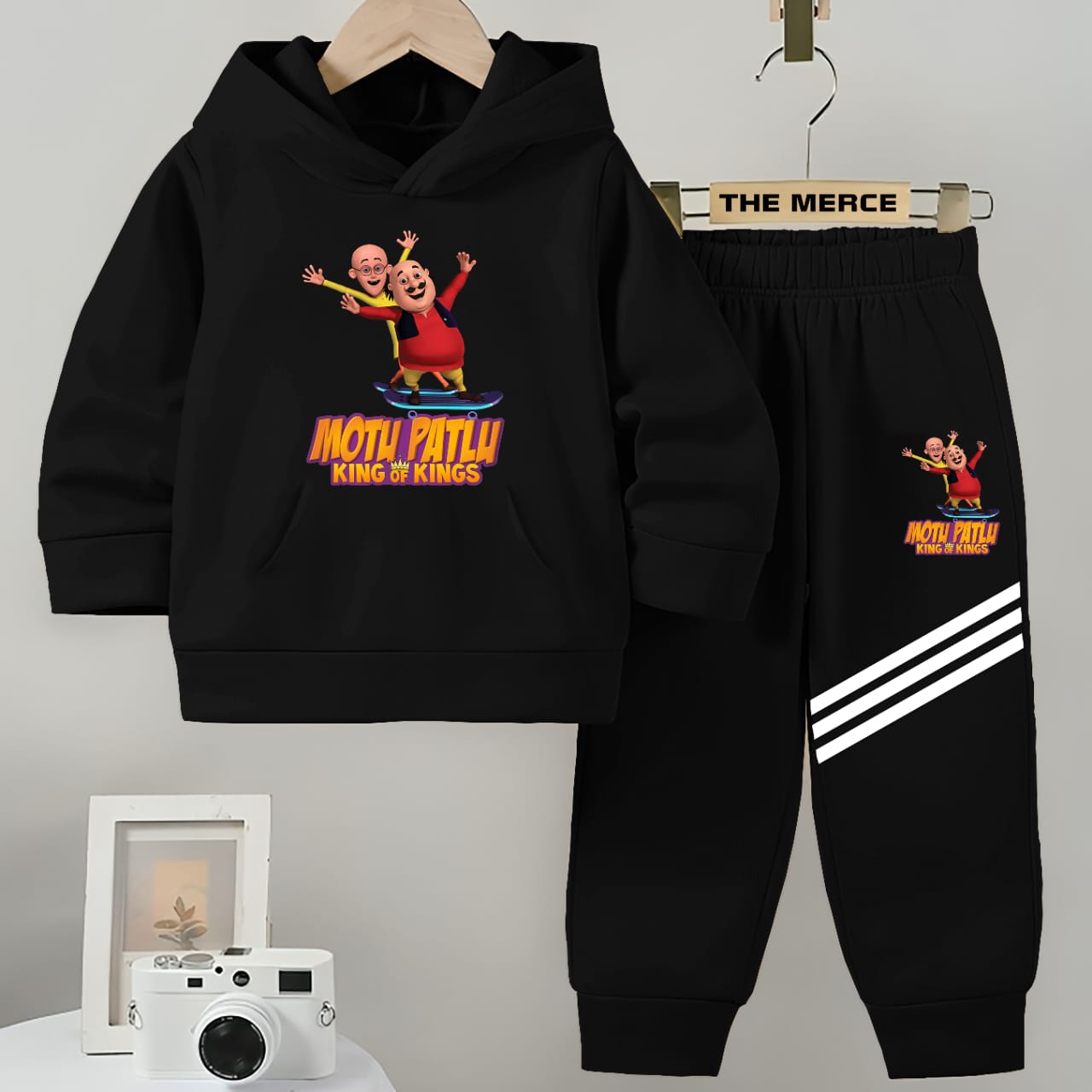 MOTU PATLU Winter Fleece Hoodie Track Suit
