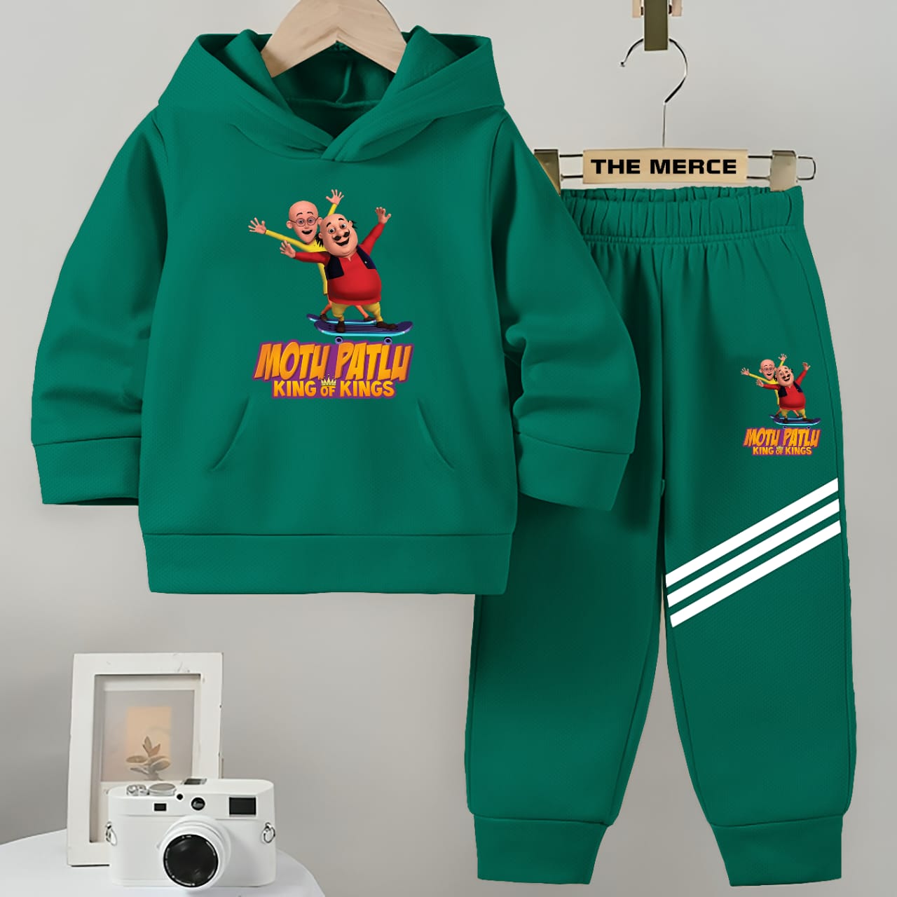 MOTU PATLU Winter Fleece Hoodie Track Suit