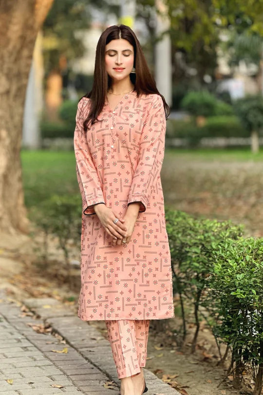 2 Pcs Blush Tapestry Cord Set